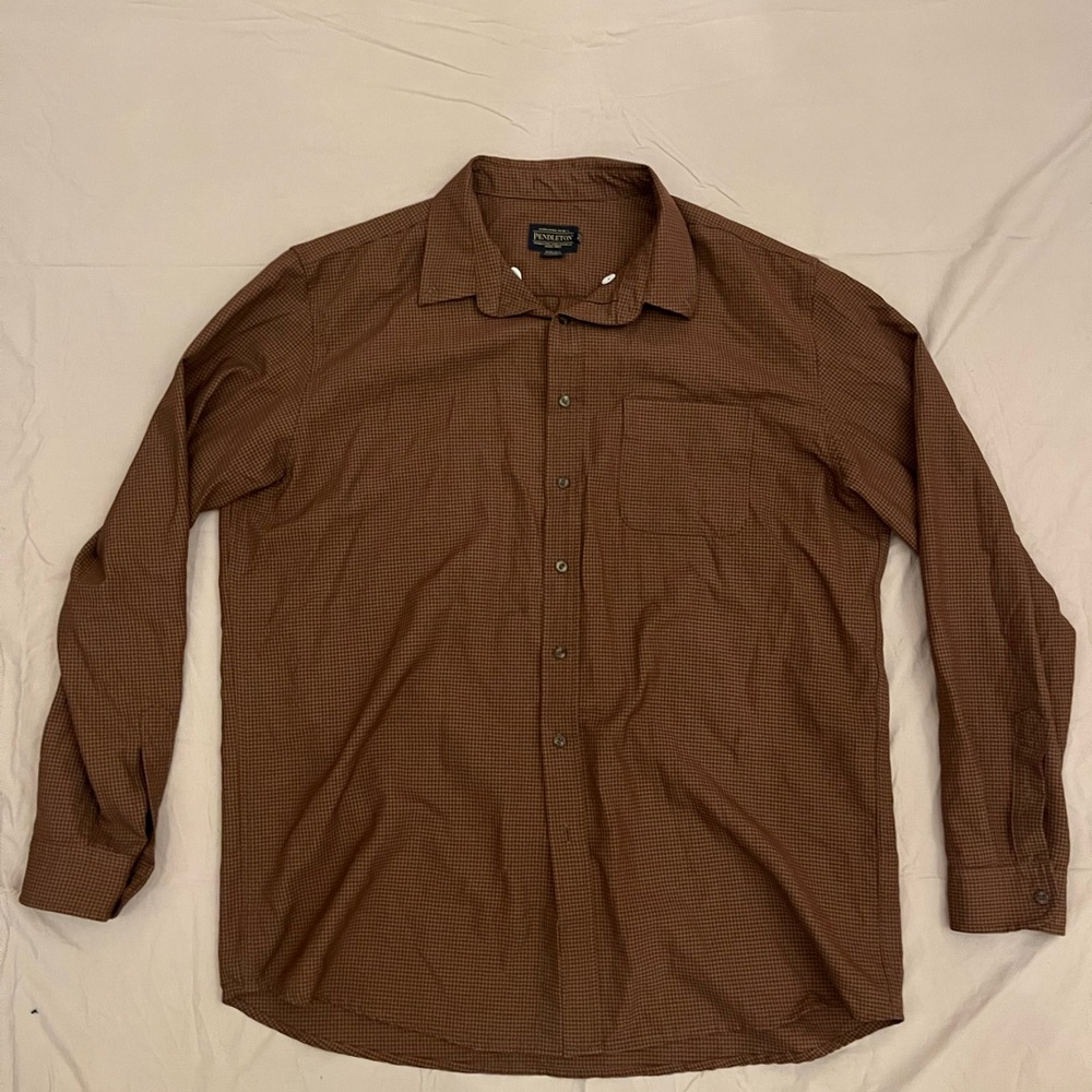 Pendleton Wool Button-Up Shirt - image 1